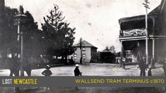 Wallsend Tram Terminus c1870s
