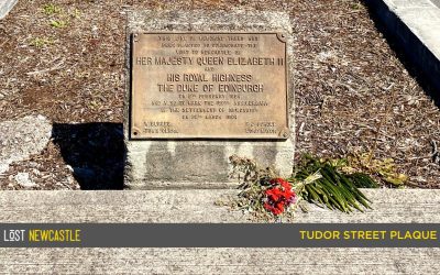 1954 Royal Visit Plaque in Tudor Street