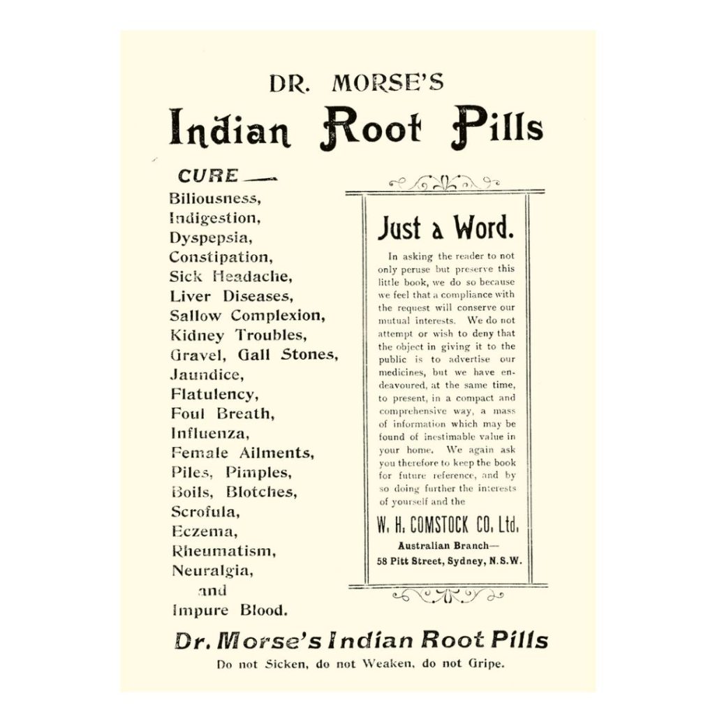 Dr Morse’s Indian Root Pills | Retro Postcard