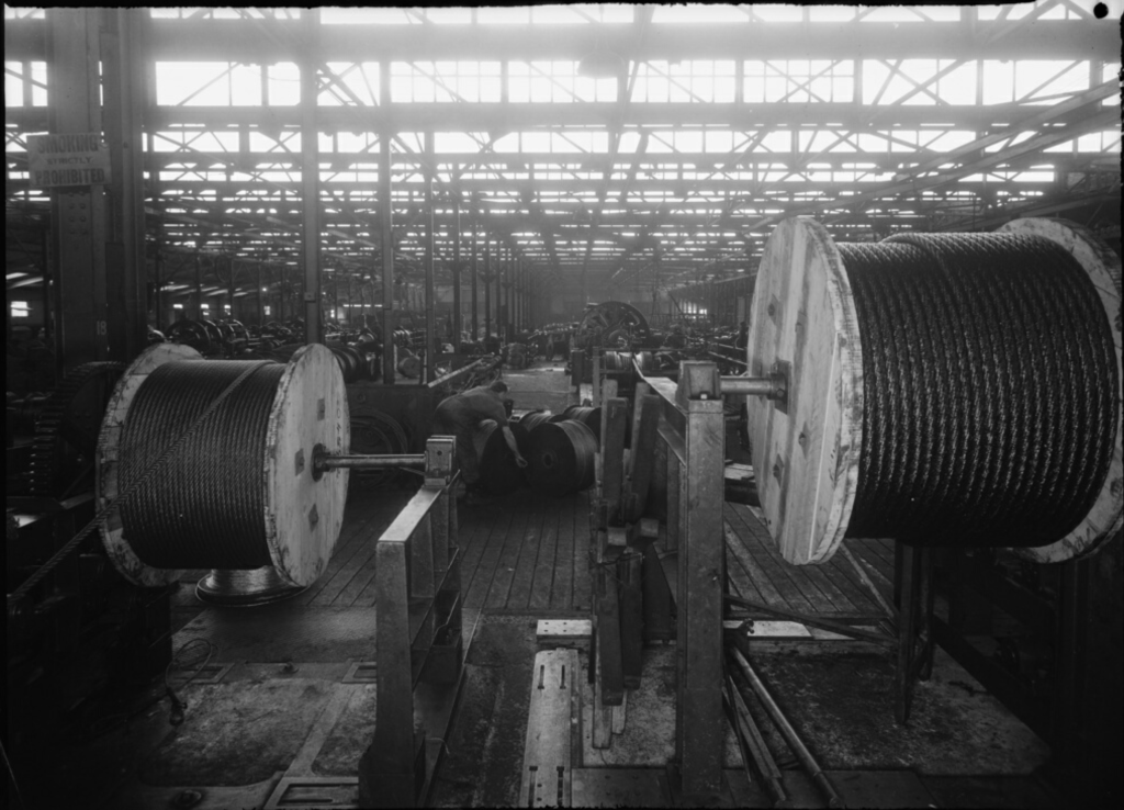 Australian Wire Rope Works 1940s [Max Dupain - State Library of NSW]