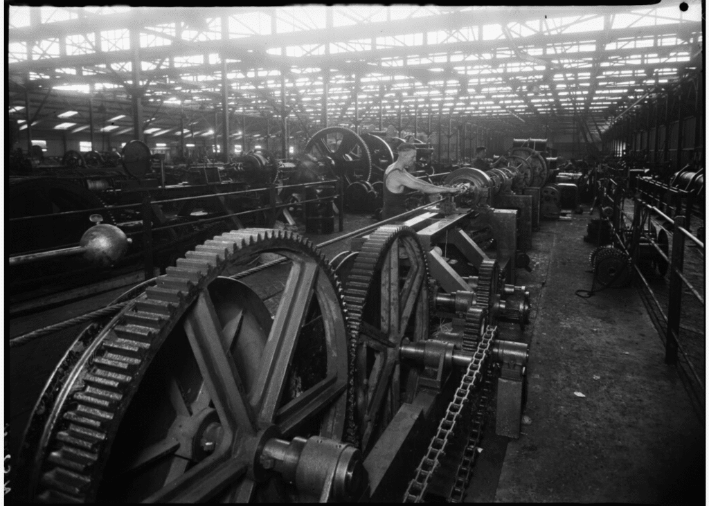 Australian Wire Rope Works 1940s [Max Dupain - State Library of NSW]