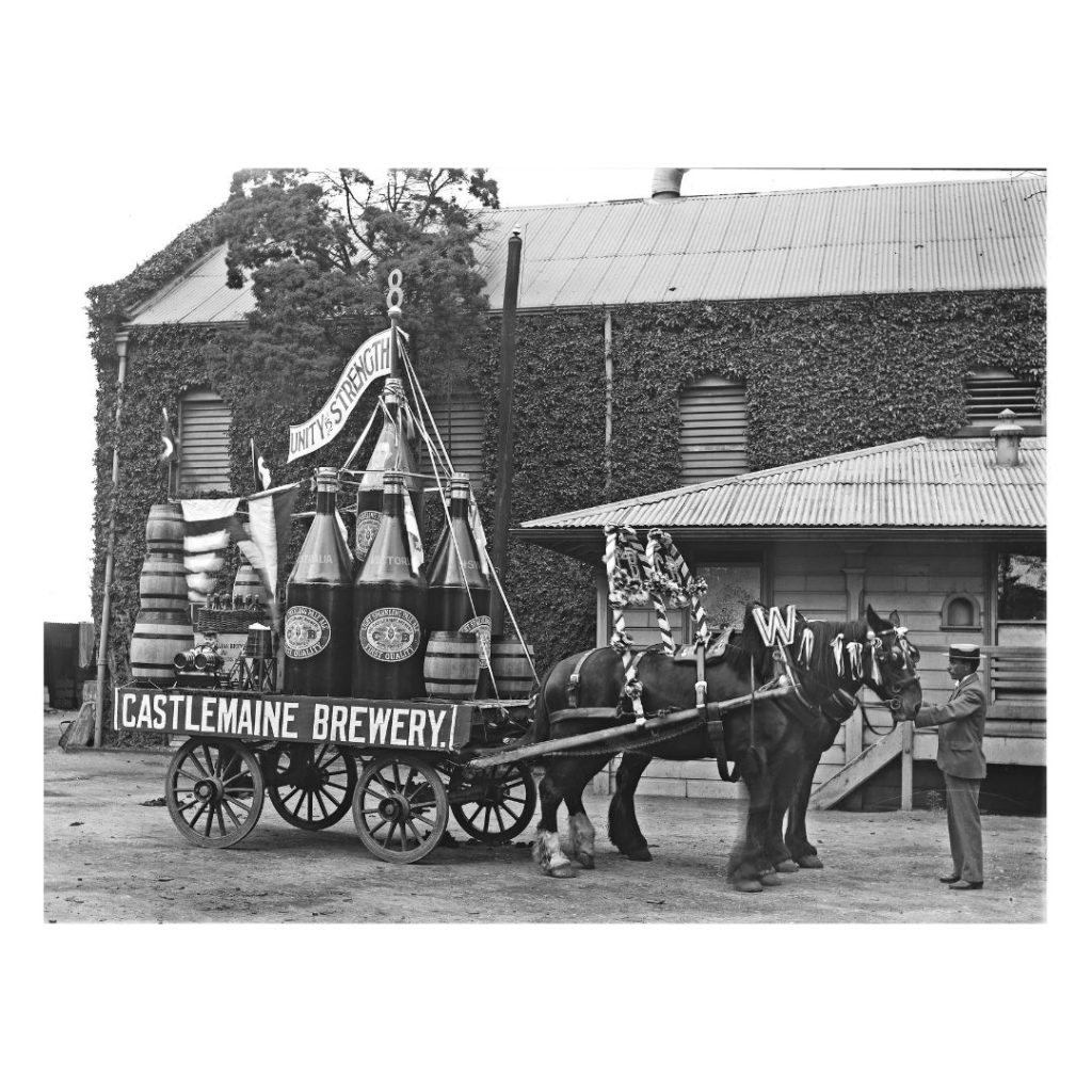 Castlemaine Brewery Eight Hour Day Float – October 1900